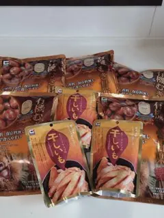 有機むき甘栗 250g×5袋　干しいも60g×3袋のサムネイル