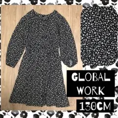 Global Work 小花柄ワンピース130cm