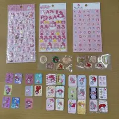 d*2様 マイメロディ 立体シール等セット
