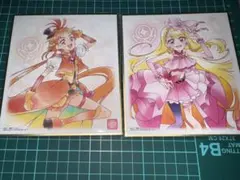 プリキュア　色紙art7 キュアウィング　キュアバタフライ　キュアマジェスティ