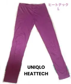 UNIQLO ヒートテック 子供（女の子）用　ピンク　水玉　L