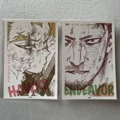 ヒロアカ 原画展 ワンシーンカードコレクション ホークス エンデヴァー