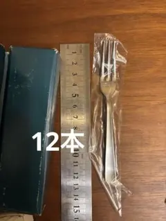 新品未使用❸ライラックステンレス製フォーク 12本セット