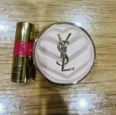 サンローラン　ミニサイズリップ、クッションファンデ　かわいい