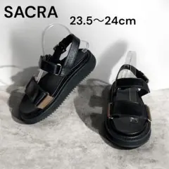 SACRA サクラ 厚底サンダル レザースポーツサンダル ブラック×ベージュ 2026年最新】SACRA レディース サンダル・ミュールの人気アイテム