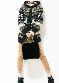 アンドラブ　ニットカーディガン