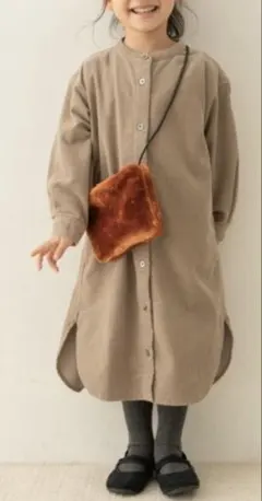 『親子リンク』コーデュロイシャツワンピース(KIDS) 135