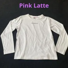 Pink Latte ホワイト　ロンT M