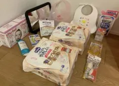 ベビー用品 まとめ売り お食事エプロン 母乳パッド 使い切り哺乳ボトルなど
