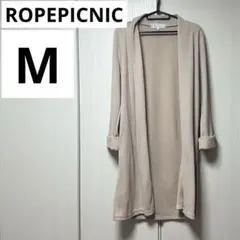 ROPÉ PICNIC ベージュ長袖ロングカーディガン 38