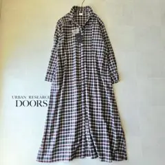 新品タグ付き✨ ドアーズ ネルシャツワンピース 好配色チェック
