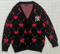 MLB korea ハートNYカーディガン ニューヨークヤンキース　韓国　ハート