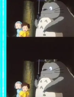 となりのトトロ〈327〉3コマ/劇場版アニメ映画/35mm生フィルム　ねこばす となりのトトロ〈327〉3コマ/劇場版アニメ映画/35mm生フィルム ねこ