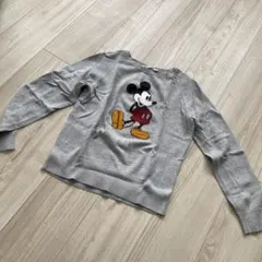 ユニクロDisney ミッキーマウス セーター 150cm グレー