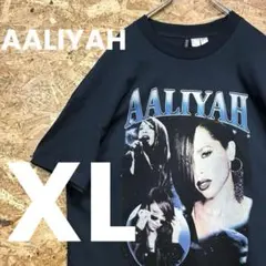 ★美品★AALIYAH★アリーヤ★Tシャツ★サイズXL相当★黒★送料無料★