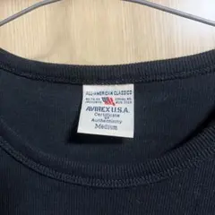 AVIREX U.S.A. クルーネック Tシャツ ブラック M