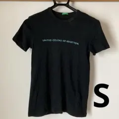 ベネトン Tシャツ 半袖 レディース Sサイズ 黒