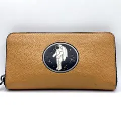 COACH ディズニー NASA コラボ スペースマウンテン レザー 長財布 COACH ディズニー NASA コラボ スペースマウンテン レザー 長財布