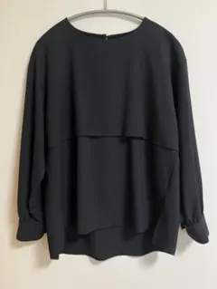 23区 ブラウス 洗えるシャツ 紺 定価1.4万円 ドルマンスリーブ M 五分袖 23区 洗えるシャツ ブラウス 紺 定価1.4万円 ドルマンスリーブ M 五分