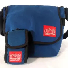 Manhattan Portage ネイビー ショルダーバッグ ポーチ付き