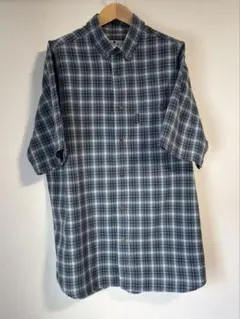 WOOLRICH チェック柄 半袖シャツ ネイビー系のサムネイル