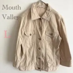 Mouth Valley 上着 羽織り ジャケット Gジャン ベージュ 長袖 L