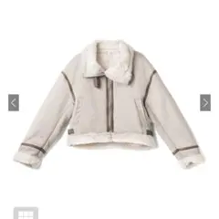 GRL ショート丈ボアムートンジャケット k9058b