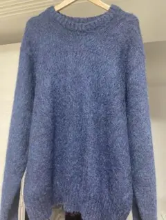 モヘヤニット　毛足長め　美品のサムネイル