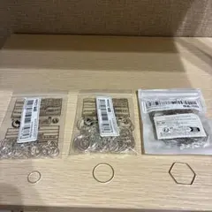 金属リングセット シルバーカラー