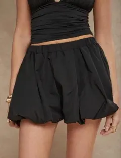 SHEIN バルーンショートパンツ ブラック XSサイズ