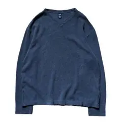 00’s OLD GAP オールドギャップ コットンニット XXL ネイビー