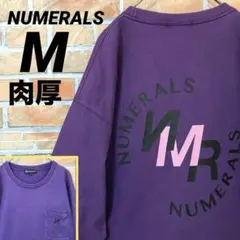NUMERALS 肉厚 長袖 Tシャツ ロンT バックプリント デカロゴのサムネイル