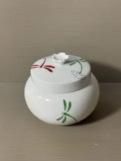 2339 有田焼　其泉　蜻蜓文　蓋物