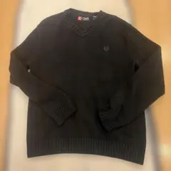 CHAPS ブラック ニットセーター Lサイズのサムネイル
