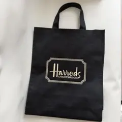 Harrods 刺繍　A3が入る大きいトートバッグ