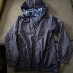 キッズ用 ネイビー フード付きジャケット