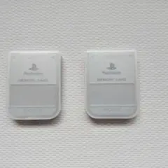 ★ PlayStation プレイステーション メモリーカード 2枚セット ★