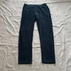 united arrows ベロア　緑　青緑　ジョガー　パンツ ダークグレー