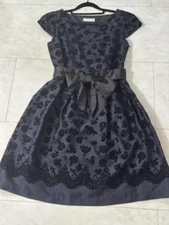 anySIS 花柄刺繍　セレモニードレス ワンピース　サイズ2 結婚式　M