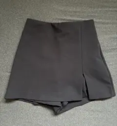 ZARAミニスカートパンツ 焦茶ブラウン