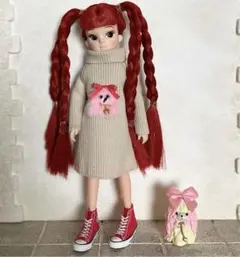 二代目リカちゃん　初代リカちゃん　服　アメリカンルック 二代目リカちゃん 初代リカちゃん 服 アメリカンルック 箱付服付