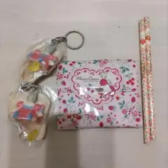マイメロディーキーホルダー2つ　鉛筆　ビニール財布セット当時物平成レトロサンリオ