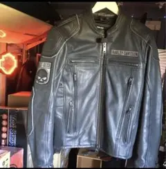 HARIEY Davidson ハーレーダビットソン　スカル　革ジャン　US/S