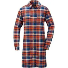 モンベル WIC.O.D.シャツ ワンピース 長袖 チェック ブラウス M 美品