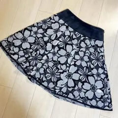 M'S GRCY エムズグレイシー　花柄　フレアスカート　38 日本製