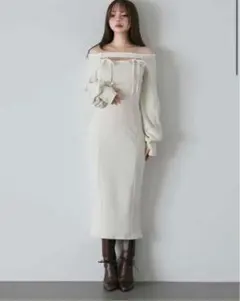 andmary carina slit dress - メルカリ