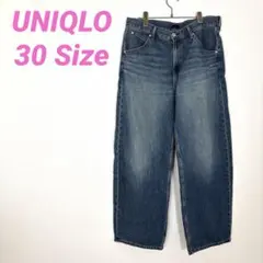[SALE] UNIQLOバギーカーブジーンズ 30 美品 送料無料