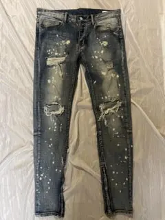 mnml ダメージ加工デニムパンツ サイズ34