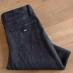 Dickies ブラックジーンズ/デニム/E130RBK/古着/W36L32