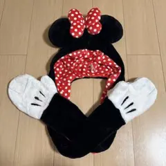 ディズニー ミニーマウス マフラーキャップ